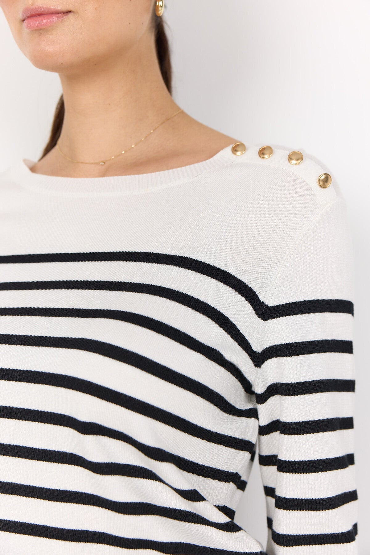 SC-DOLLIE STRIPE 783 Pullover Sort