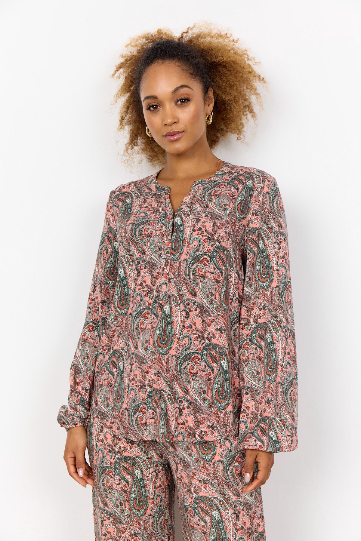 SC-PIANNA 2 Bluse Koral