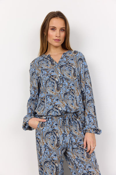 SC-PIANNA 2 Bluse Lyseblå
