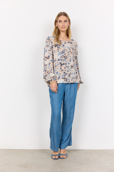 SC-PAMMI 1 Bluse Lyseblå