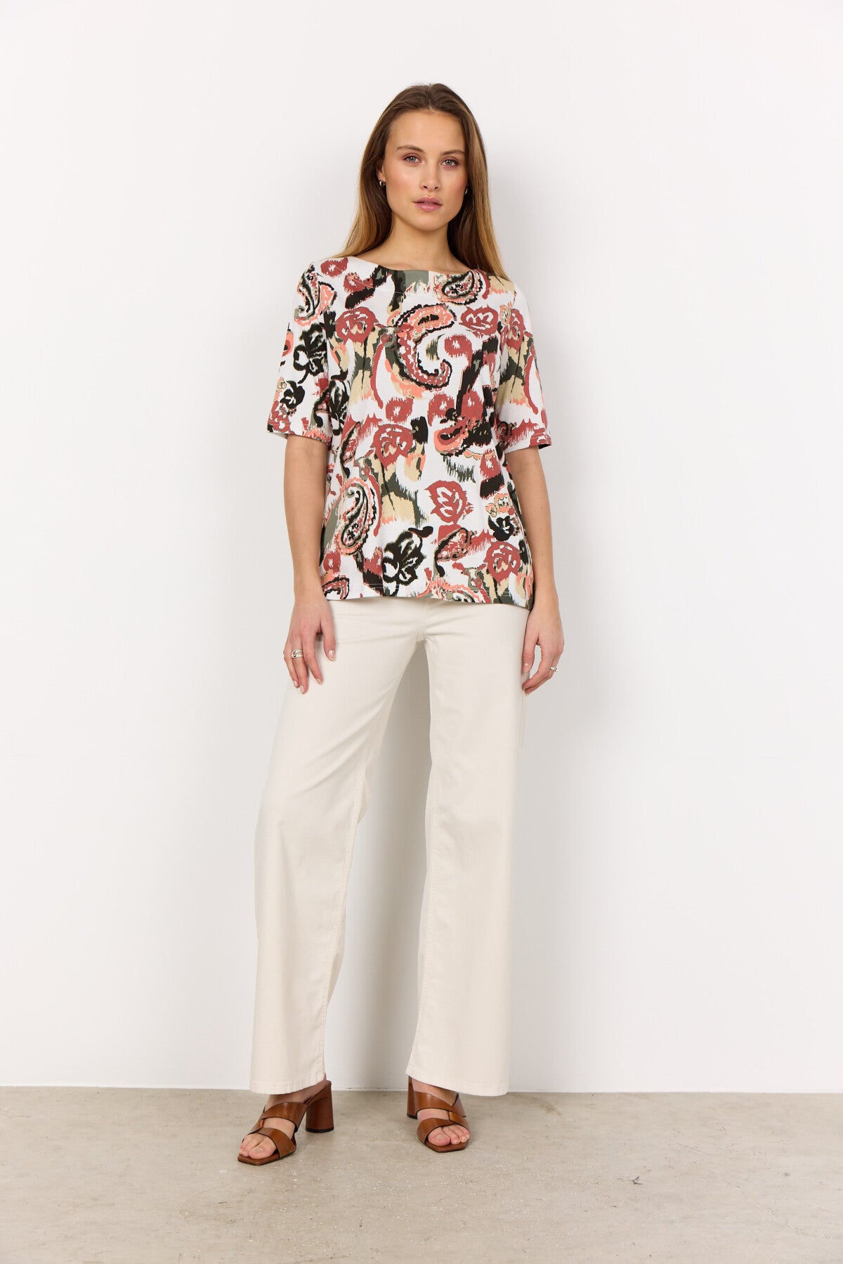 SC-FELICITY AOP 501 T-shirt Koral