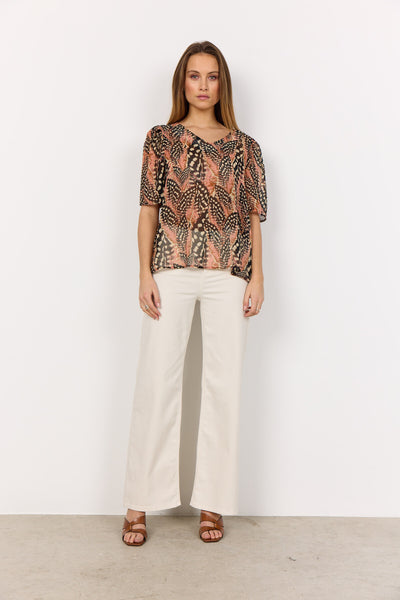 SC-PIRIL 1 Bluse Koral