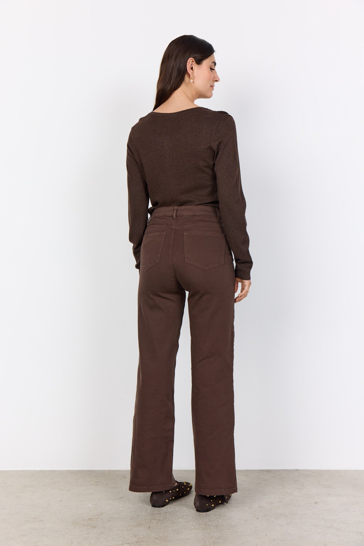 SC-DOLLIE 446 Cardigan Mørk brun