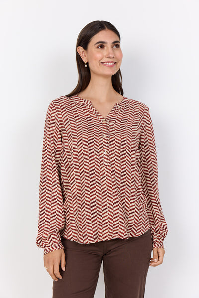 SC-SELIA 2 Bluse Rød
