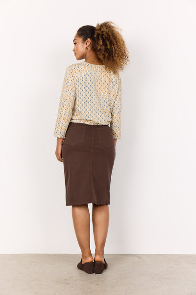 SC-FELICITY AOP 507 Bluse Sand