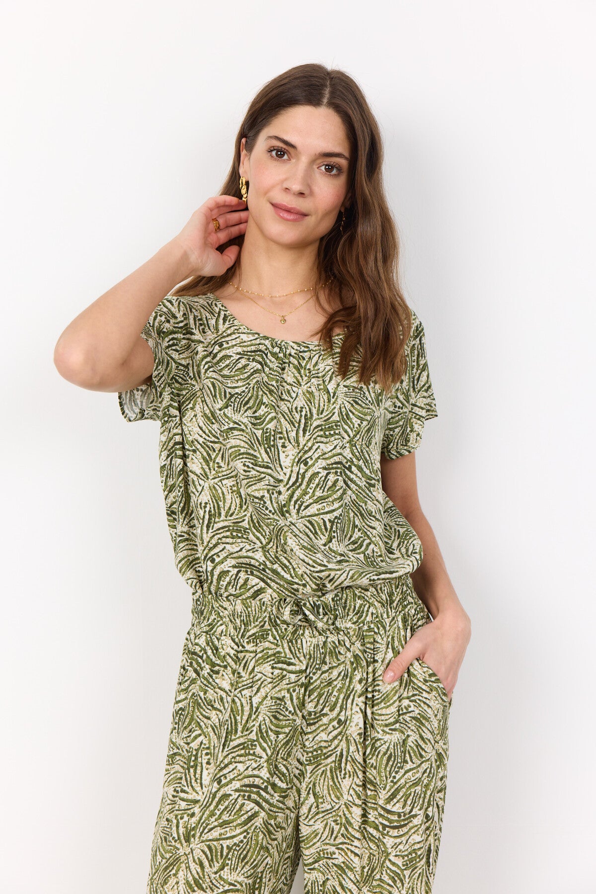 SC-REGINE 3 Bluse Grøn