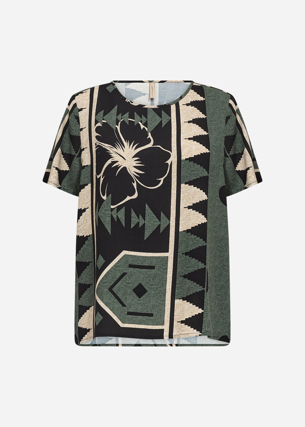 SC-ROSALIE 1 Bluse Mørkegrøn