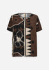 SC-ROSALIE 1 Bluse Mørk brun