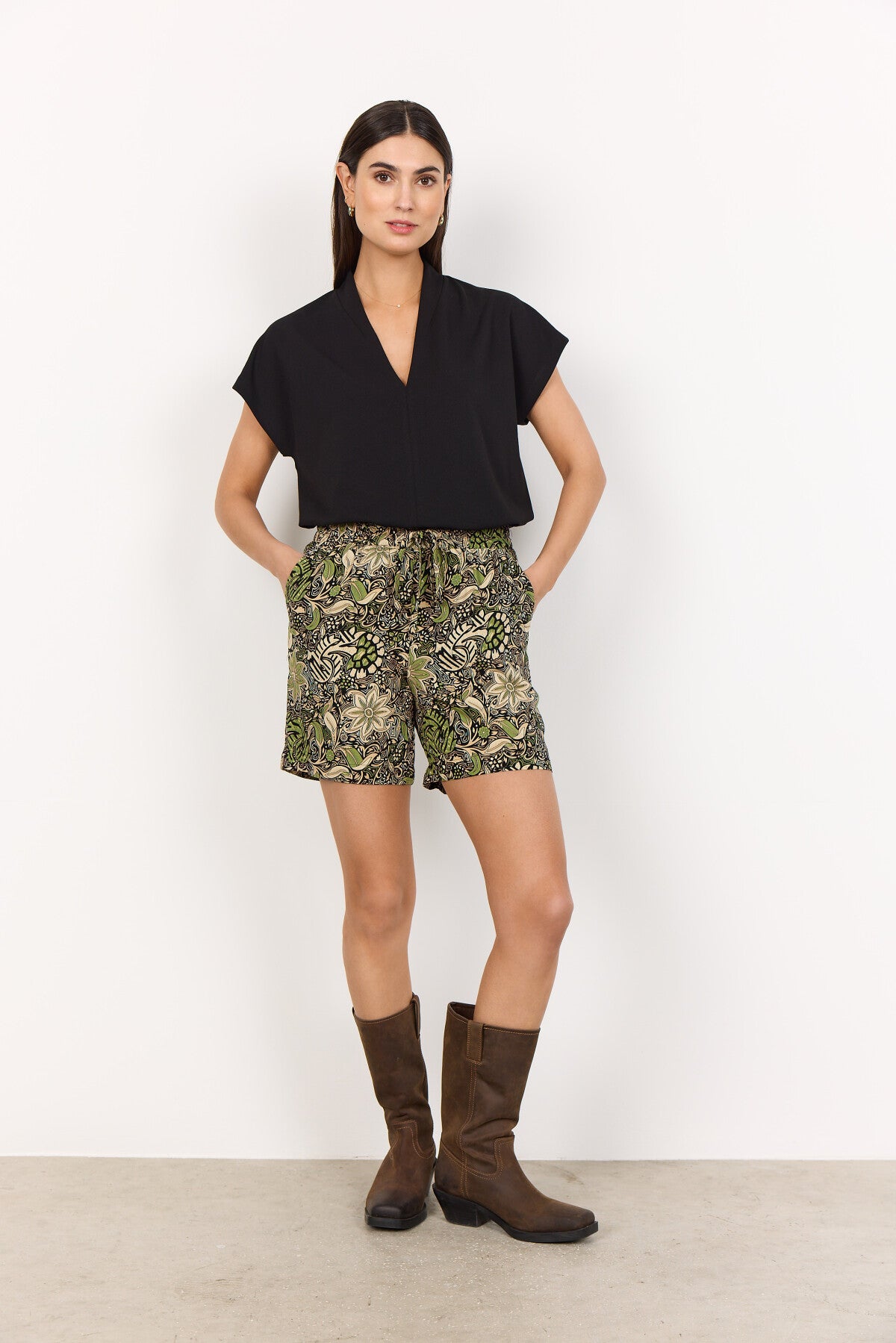 SC-SIHAM 86 Bluse Sort