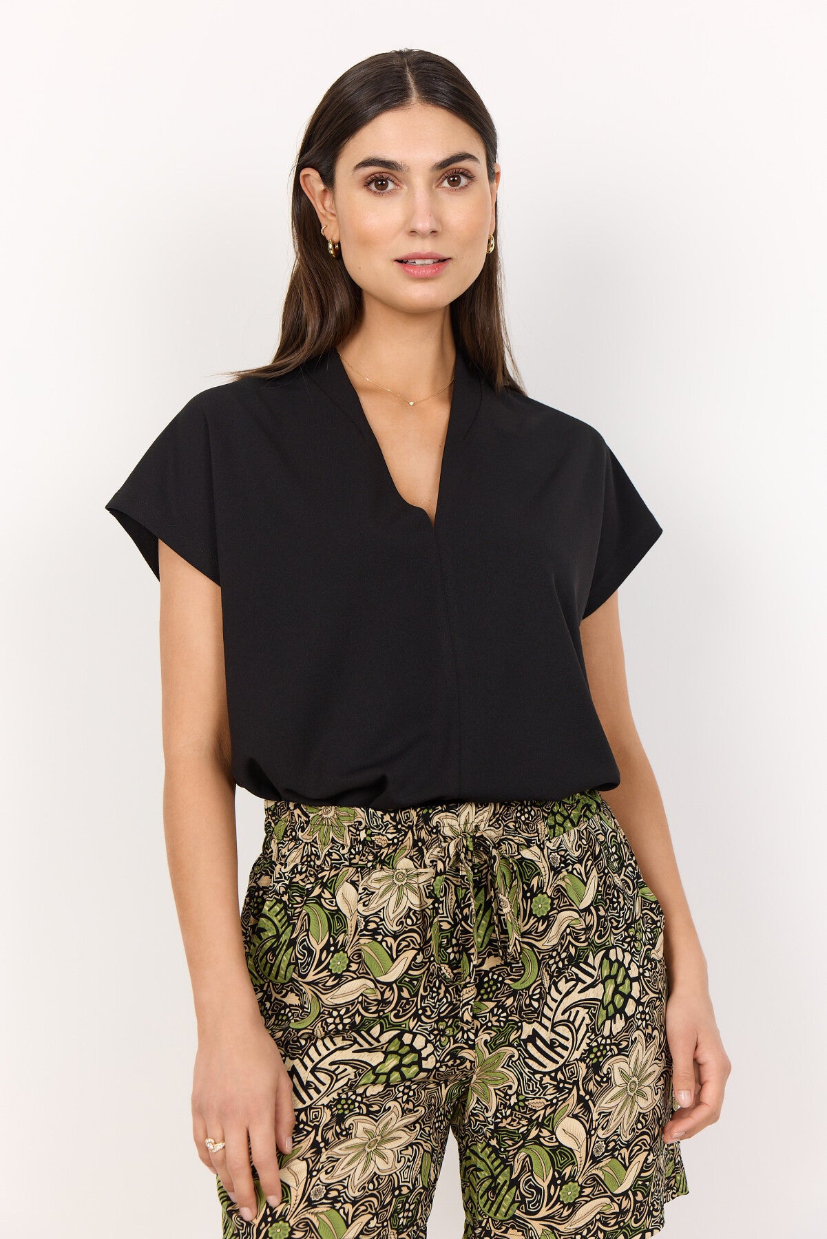 SC-SIHAM 86 Bluse Sort
