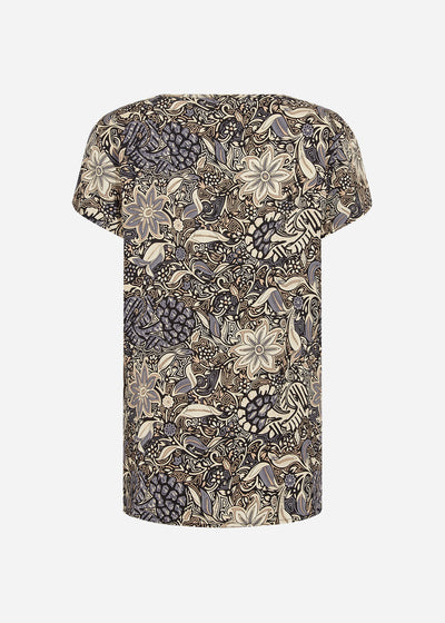SC-ROSINE 2 Bluse Sort