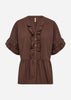 SC-NETTI 102 Bluse Mørk brun