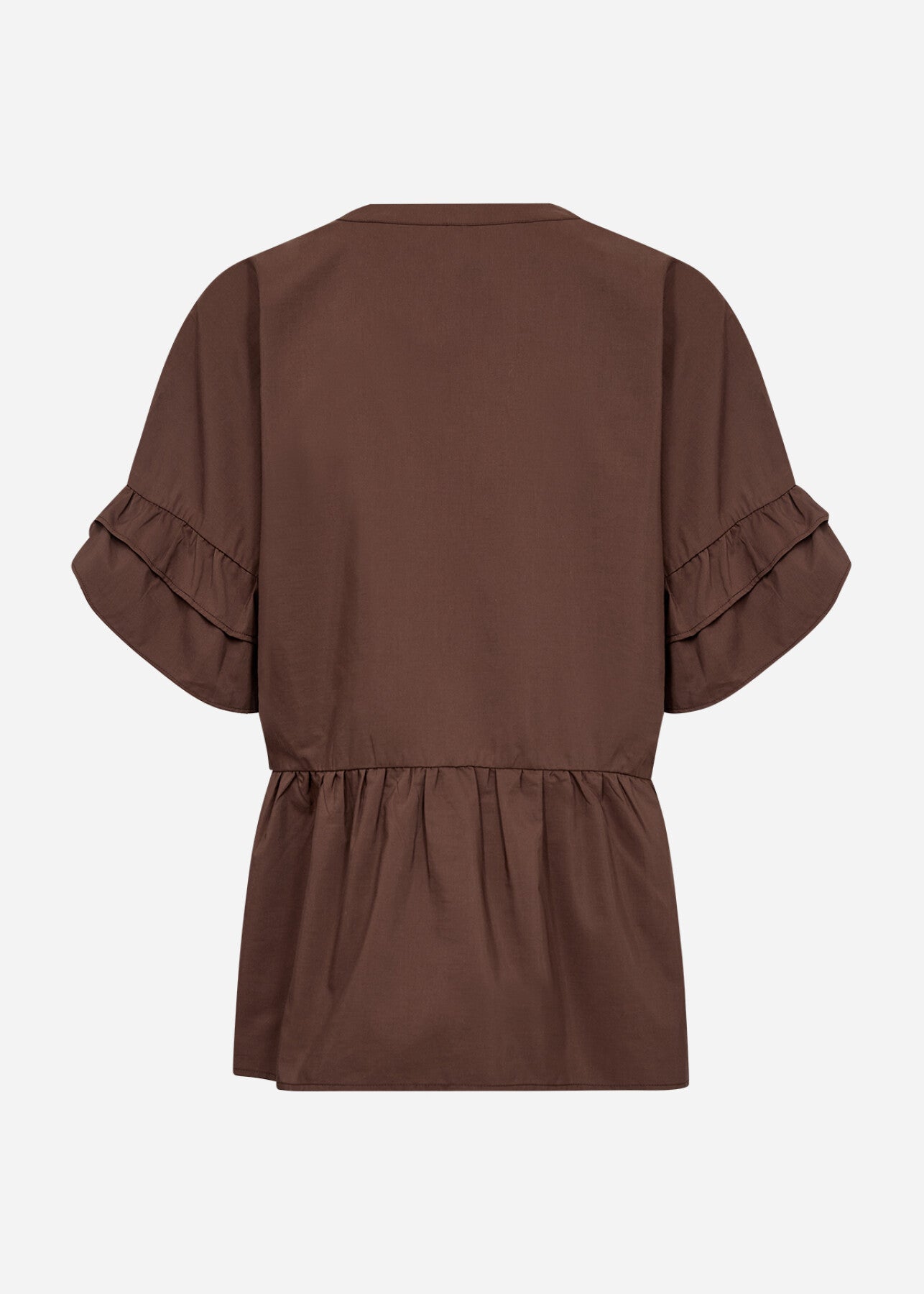 SC-NETTI 102 Bluse Mørk brun