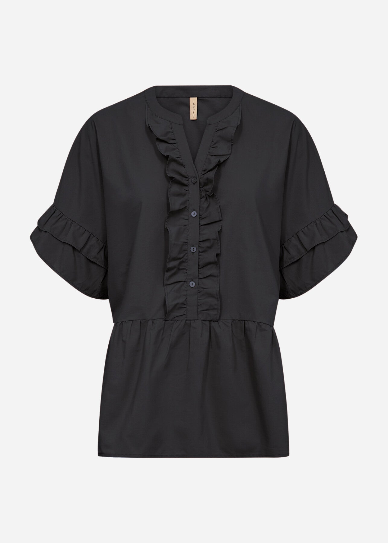 SC-NETTI 102 Bluse Sort