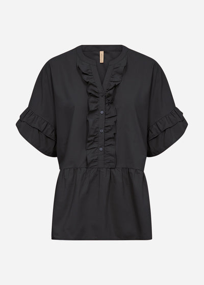 SC-NETTI 102 Bluse Sort