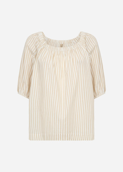SC-ROSETTE 3 Bluse Sand
