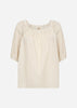 SC-ROSETTE 3 Bluse Sand