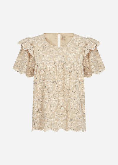 SC-RAHEEN 3 Bluse Sand