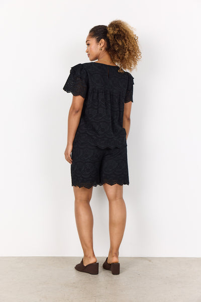 SC-RAHEEN 3 Bluse Sort