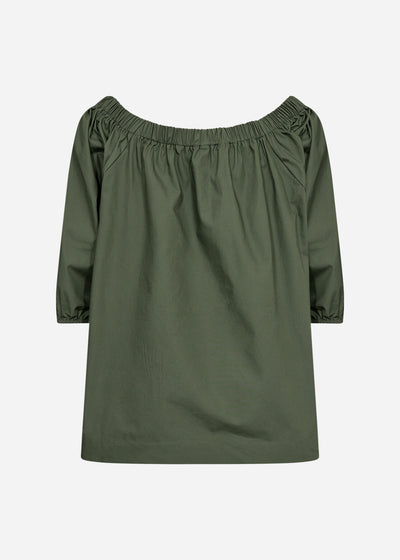 SC-RACHELLE 1 Bluse Mørkegrøn