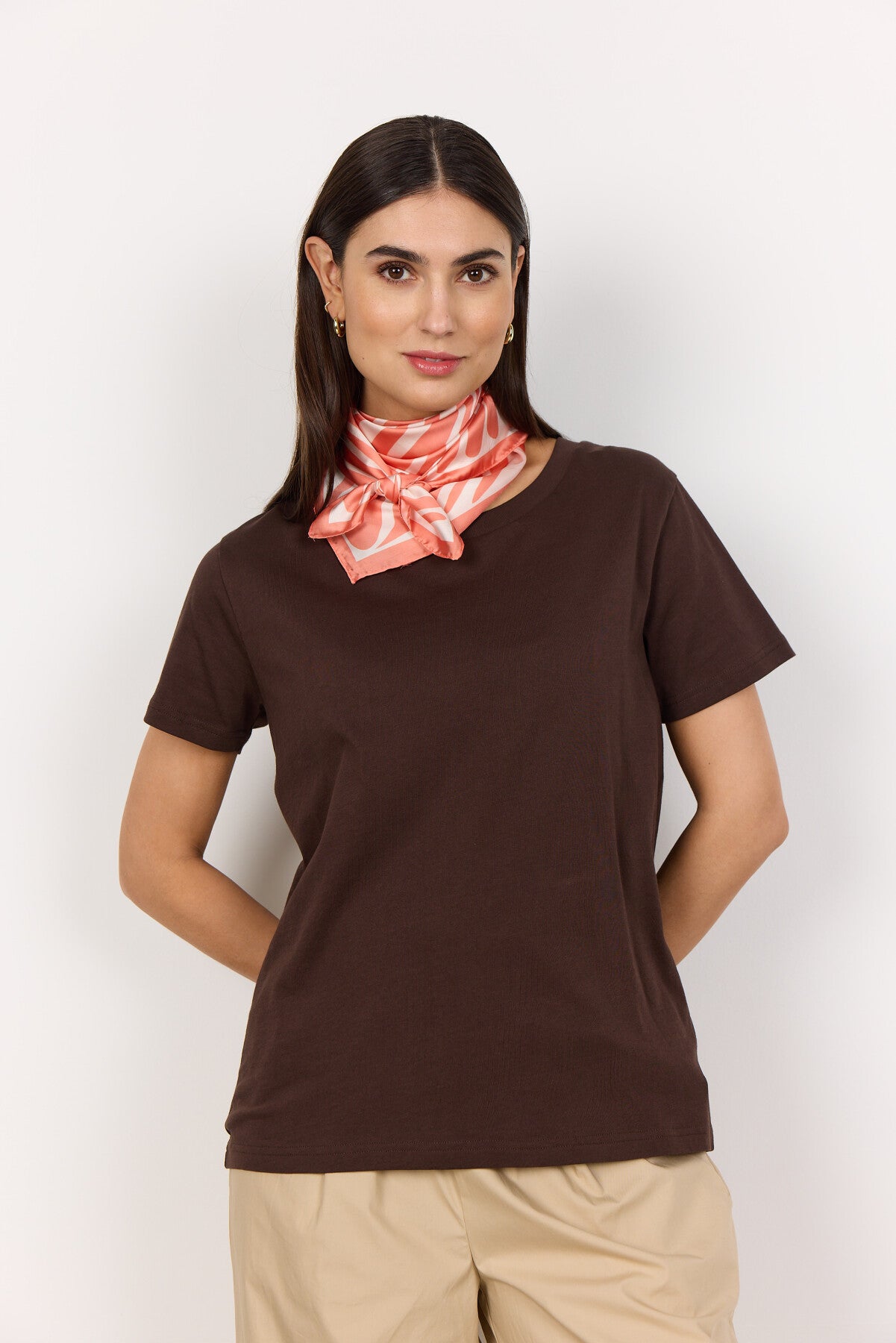 SC-DERBY 1 T-shirt Mørk brun