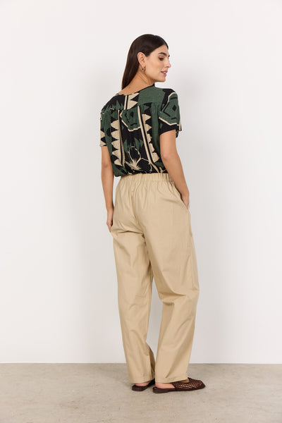 SC-ROSALIE 1 Bluse Mørkegrøn
