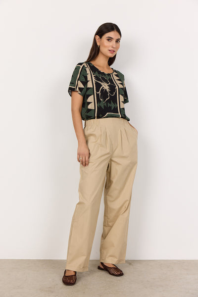 SC-ROSALIE 1 Bluse Mørkegrøn