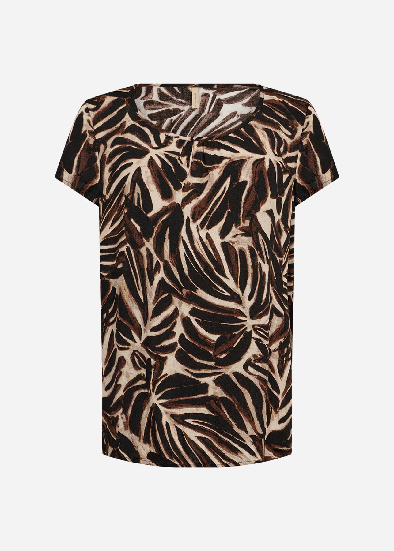 SC-ROKSANA 1 Bluse Mørk brun