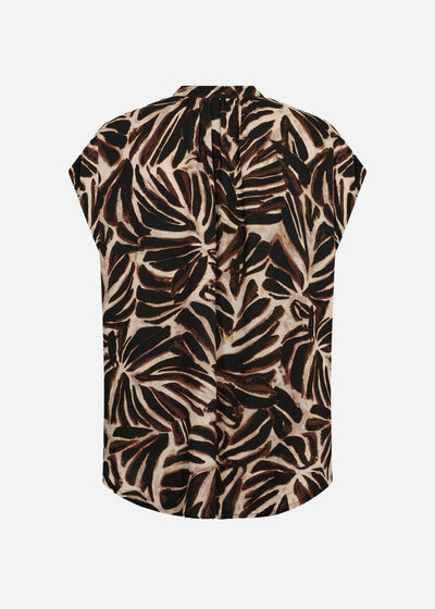SC-ROKSANA 2 Bluse Mørk brun