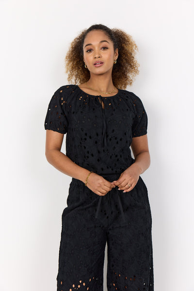 SC-RENNETTE 1 Bluse Sort
