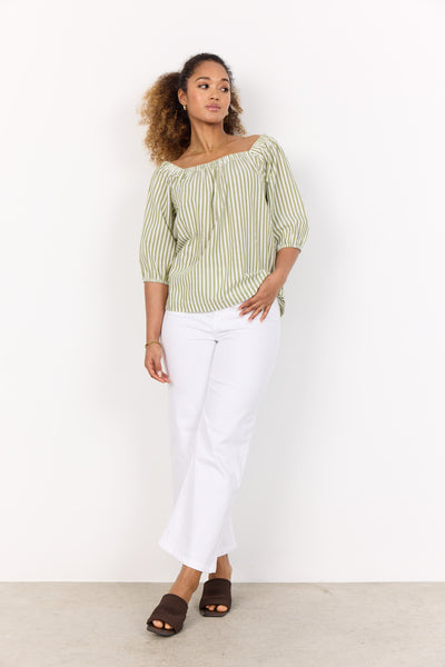 SC-ROSETTE 3 Bluse Grøn
