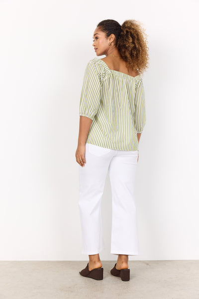 SC-ROSETTE 3 Bluse Grøn