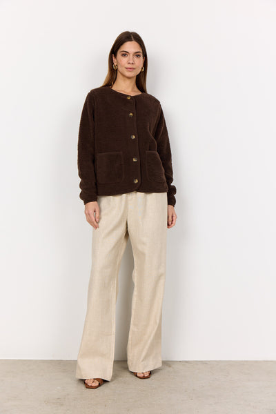 SC-ONYX 2 Cardigan Mørk brun
