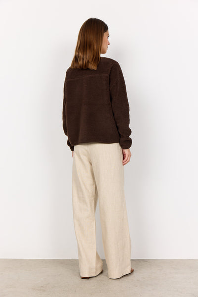 SC-ONYX 2 Cardigan Mørk brun