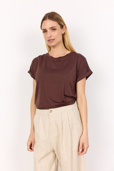 SC-MARICA 336 T-shirt Mørk brun