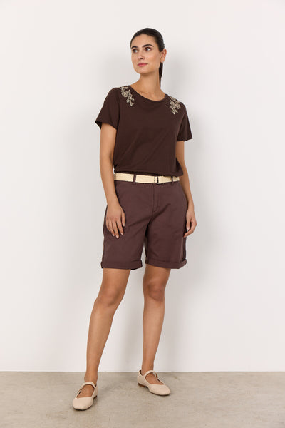 SC-ROVENA 1-B Shorts Mørk brun