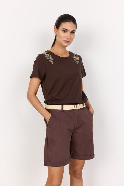 SC-ROVENA 1-B Shorts Mørk brun