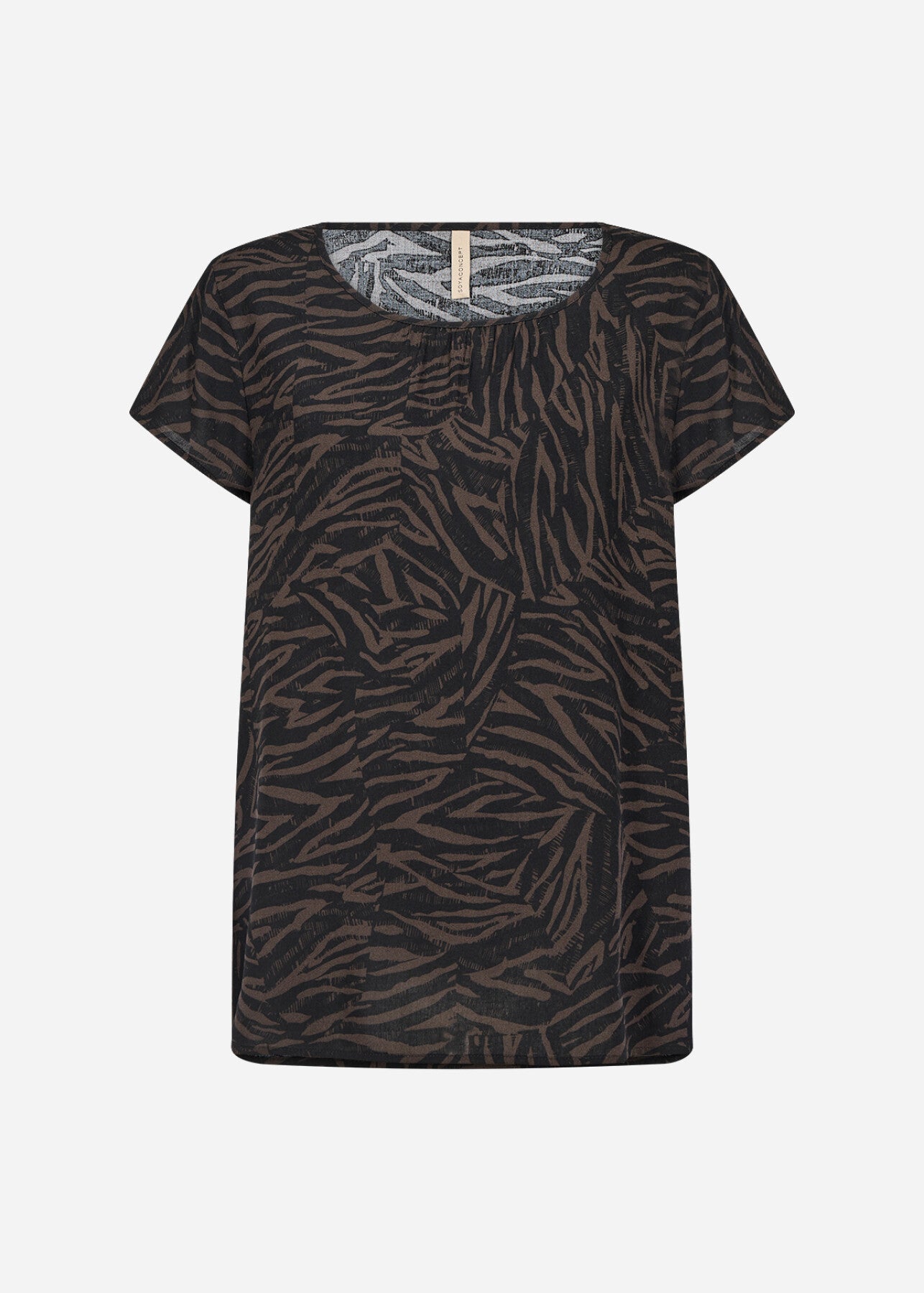 SC-SADE 1 Bluse Mørk brun
