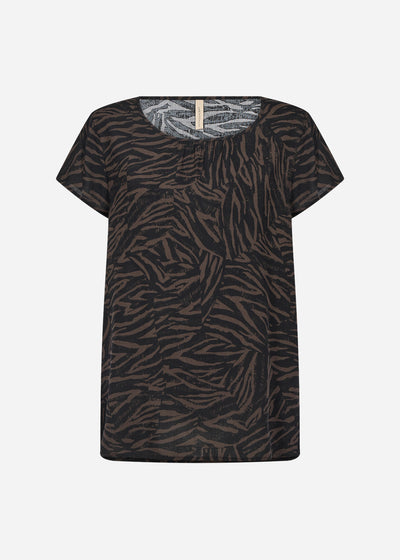 SC-SADE 1 Bluse Mørk brun