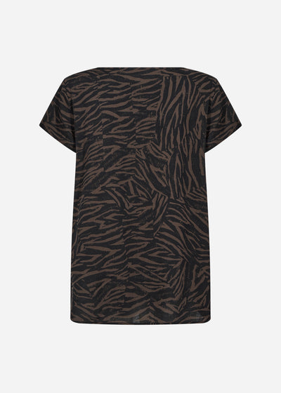 SC-SADE 1 Bluse Mørk brun