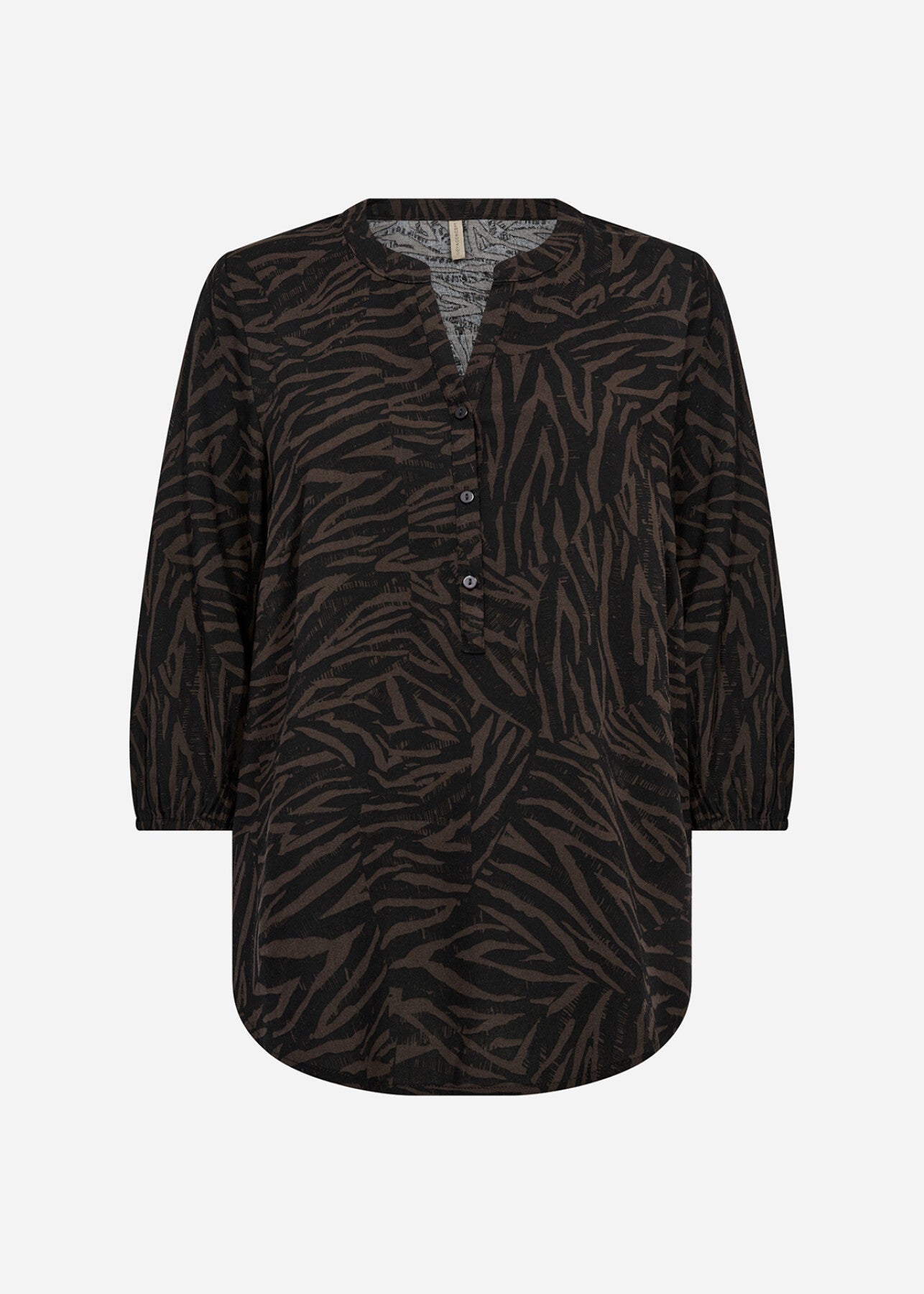 SC-SADE 2 Bluse Mørk brun