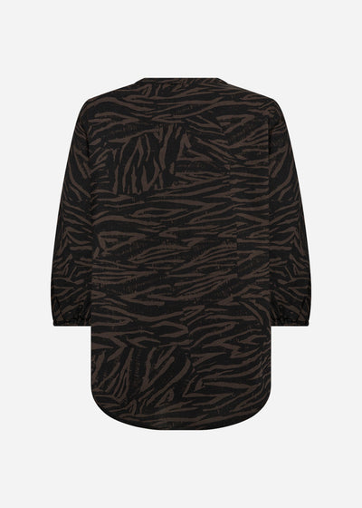 SC-SADE 2 Bluse Mørk brun