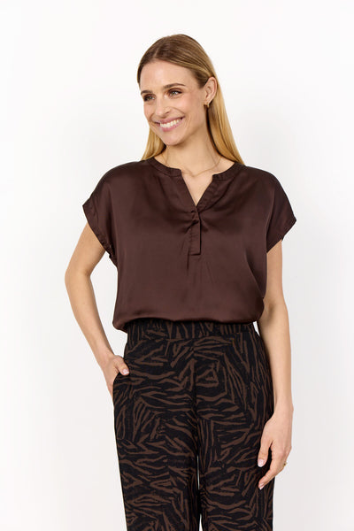 SC-THILDE 43 T-shirt Mørk brun