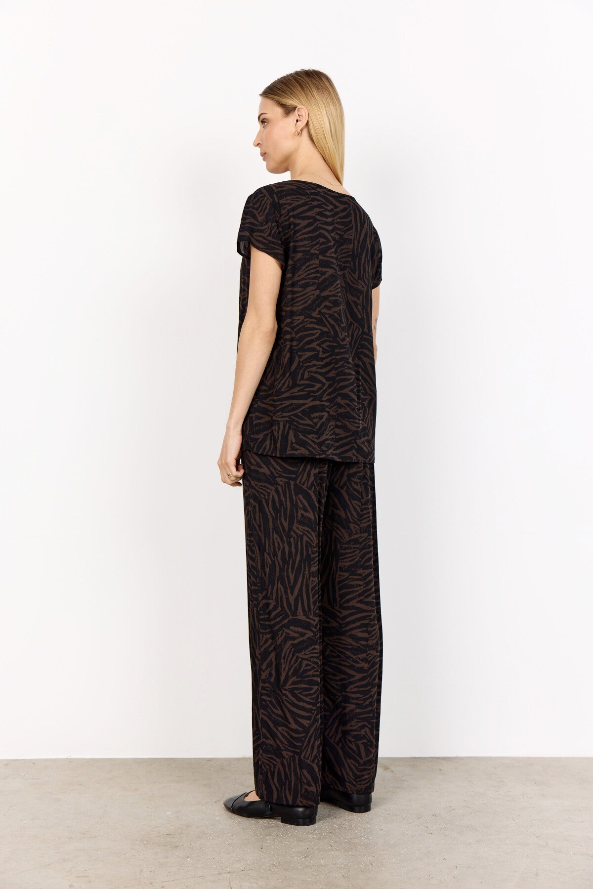 SC-SADE 1 Bluse Mørk brun