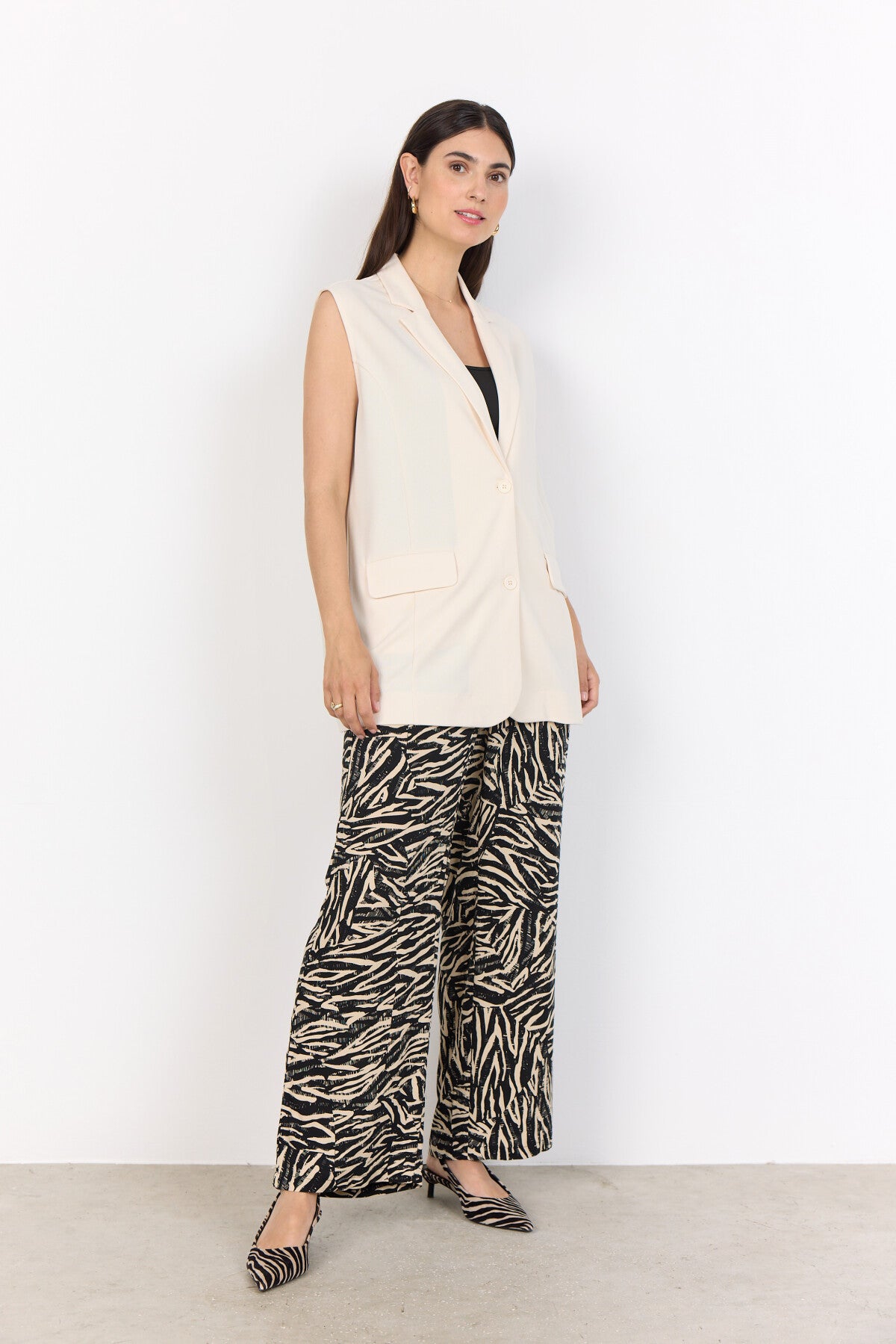 SC-SIHAM 87 Vest Creme