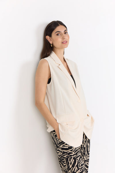 SC-SIHAM 87 Vest Creme