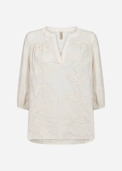 SC-SILVA 1 Bluse Creme