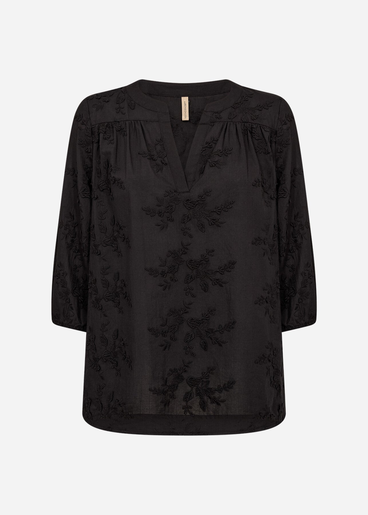 SC-SILVA 1 Bluse Sort