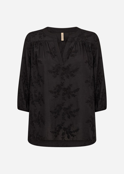 SC-SILVA 1 Bluse Sort