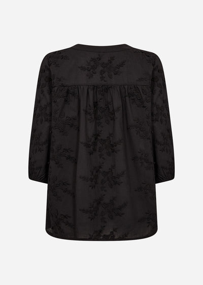 SC-SILVA 1 Bluse Sort